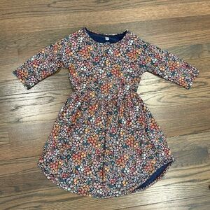 Tea Collection Floral Dress, size 5 (sister matching available).